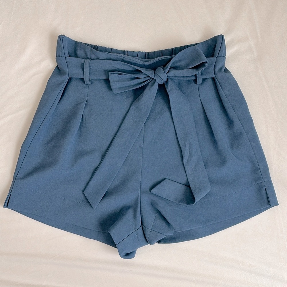 Mosaic & Co Women’s High Rise Blue Shorts
